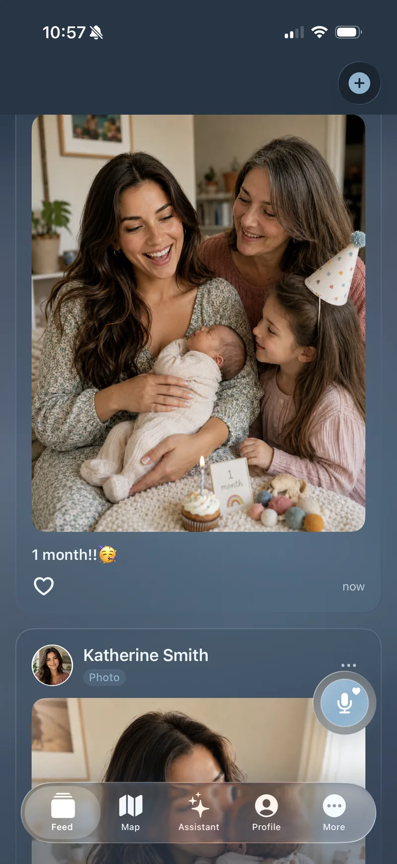 Hive private family feed